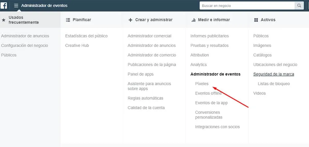 Configuración de Pixeles en Facebook Business Manager para conversiones en marketing digital