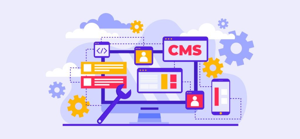 Ilustración de desarrollo de páginas web