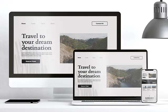 Diseño de una página web adaptado a computadora y a formato móvil